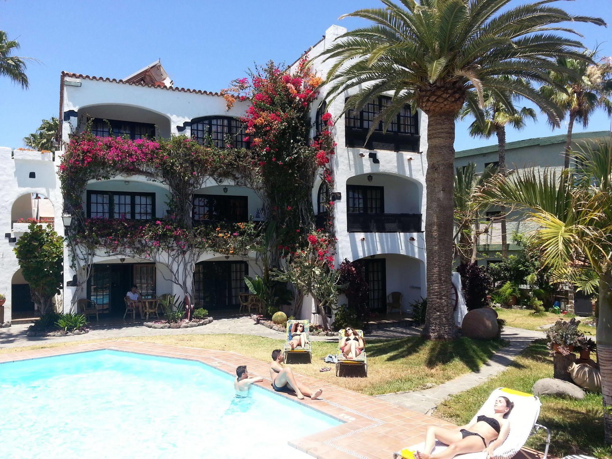 Apartamentos El Chaparral Playa del Inglés Esterno foto